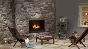 Şömine ve Taş Duvar Uygulamalarıyla Evinize Bodrum Tarzı Katın